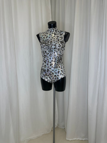 METALLIC LEOPARD BODYSUIT