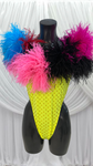 MIXED FEATHER BODYSUIT